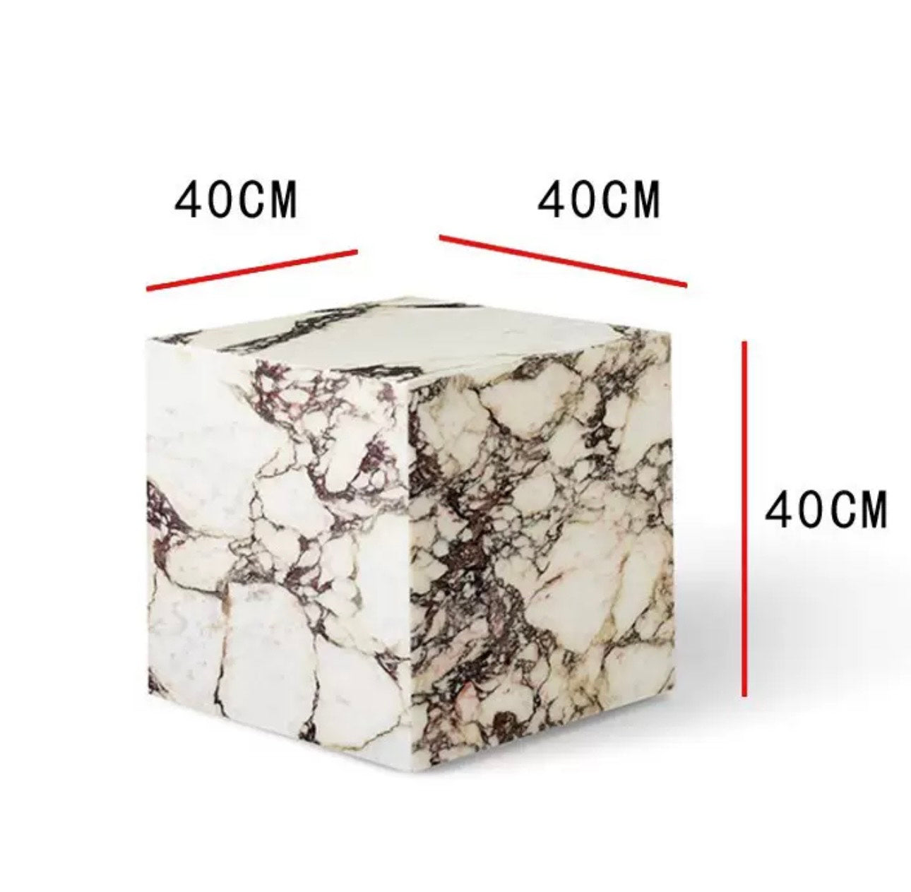 Kaia Marble Plinth Coffee Table