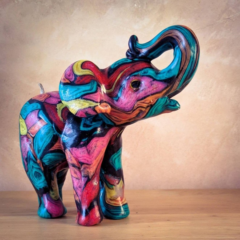Fair Trade Tembo Elephant Candle