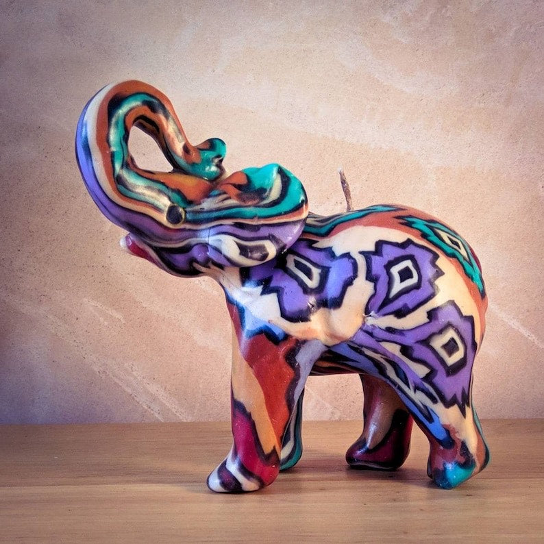 Fair Trade Tembo Elephant Candle