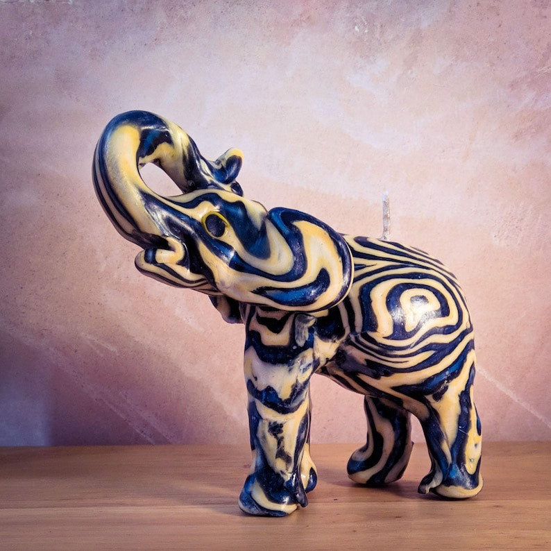 Fair Trade Tembo Elephant Candle