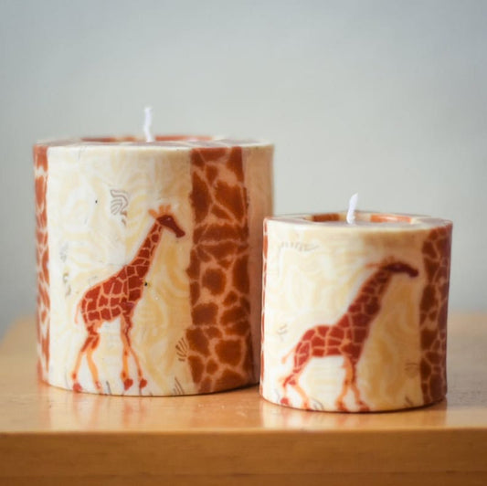 Fair Trade Twiga Giraffe Candle