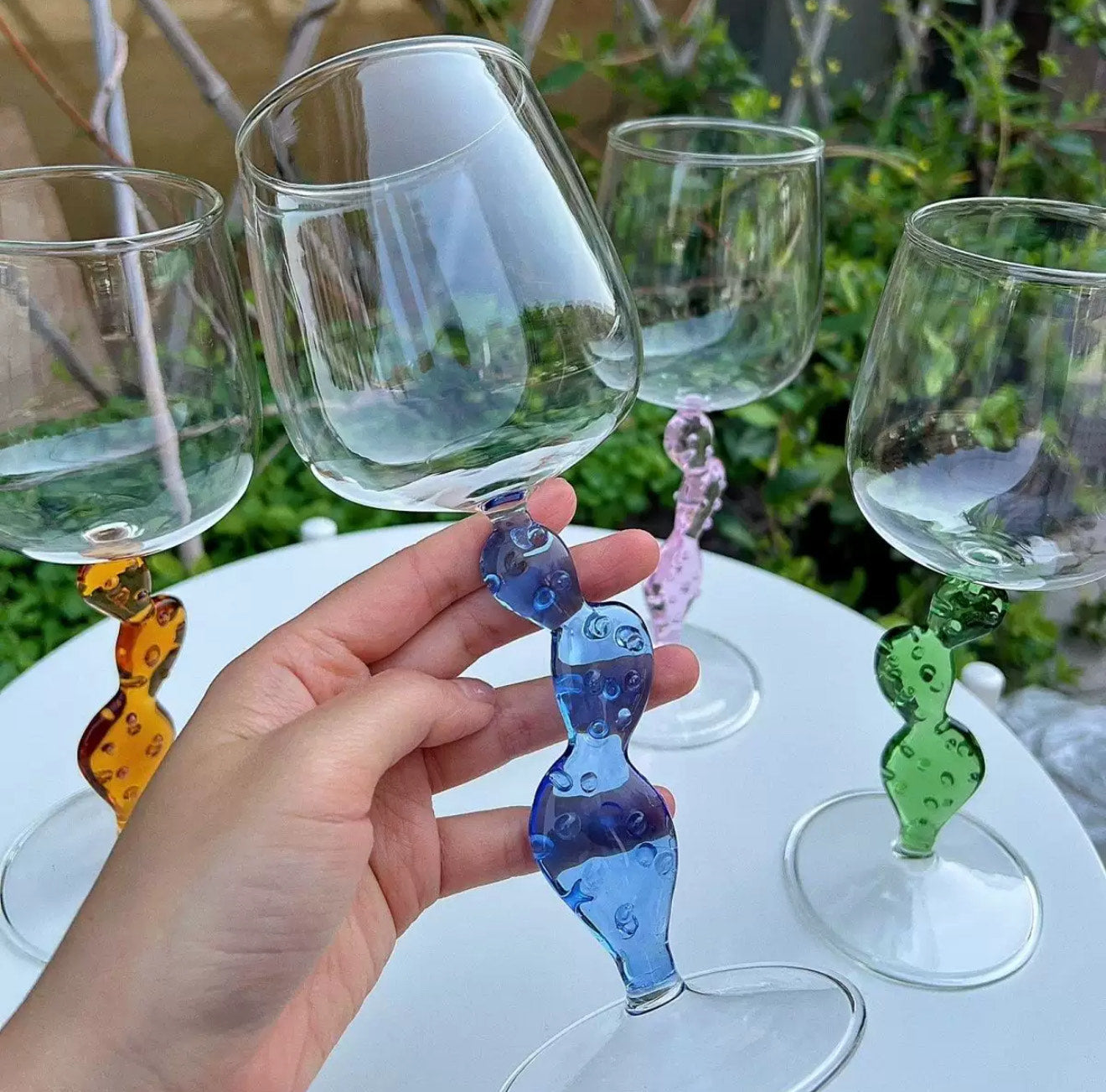 The Bubble Stem Glass