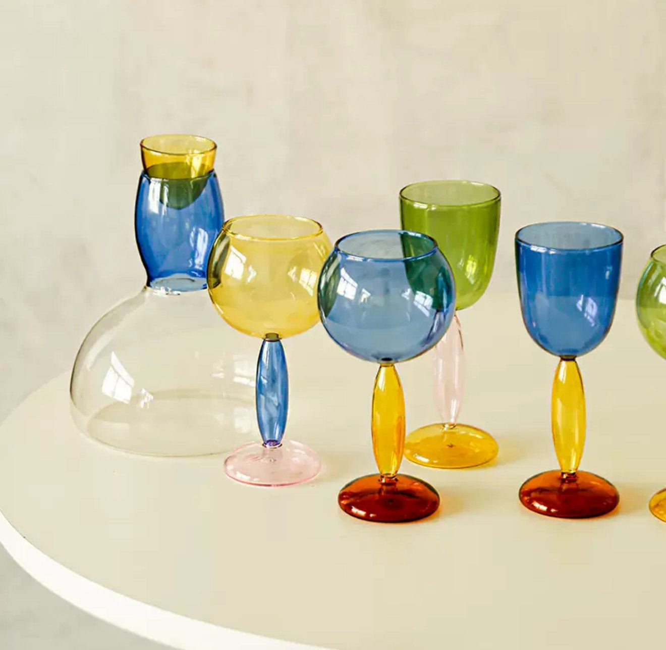 The Bubble Stem Glass