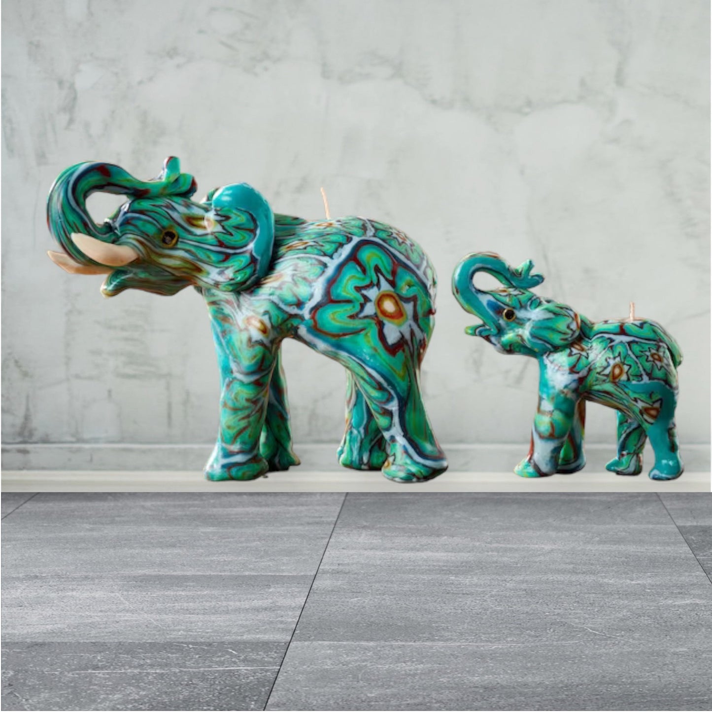 Fair Trade Tembo Elephant Candle