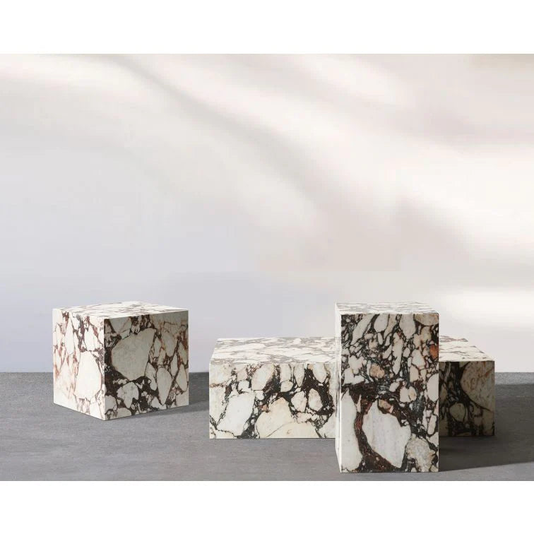 Kaia Marble Plinth Coffee Table